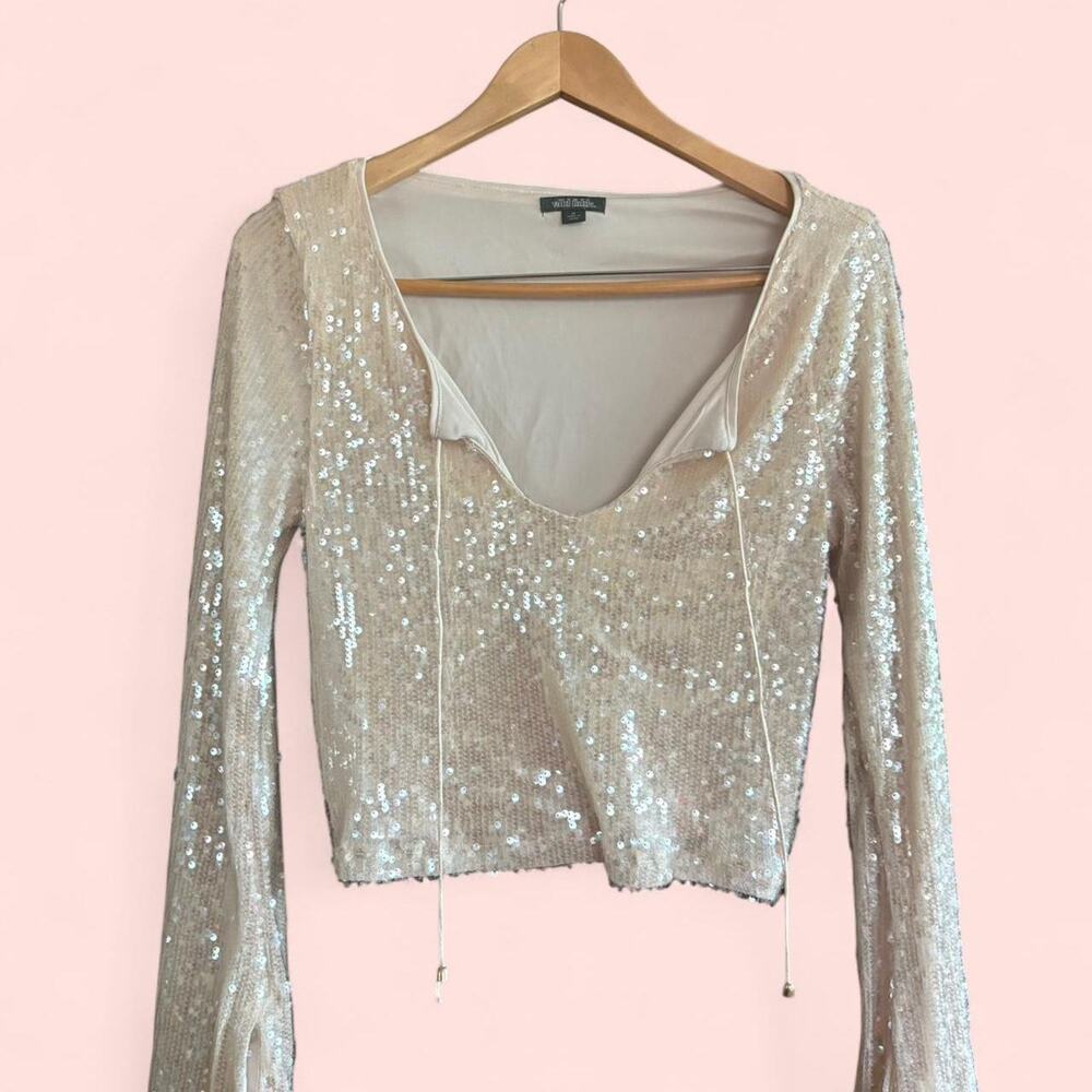 Wild Fable Sequin Long Sleeve